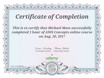 AWS Concepts Certificate